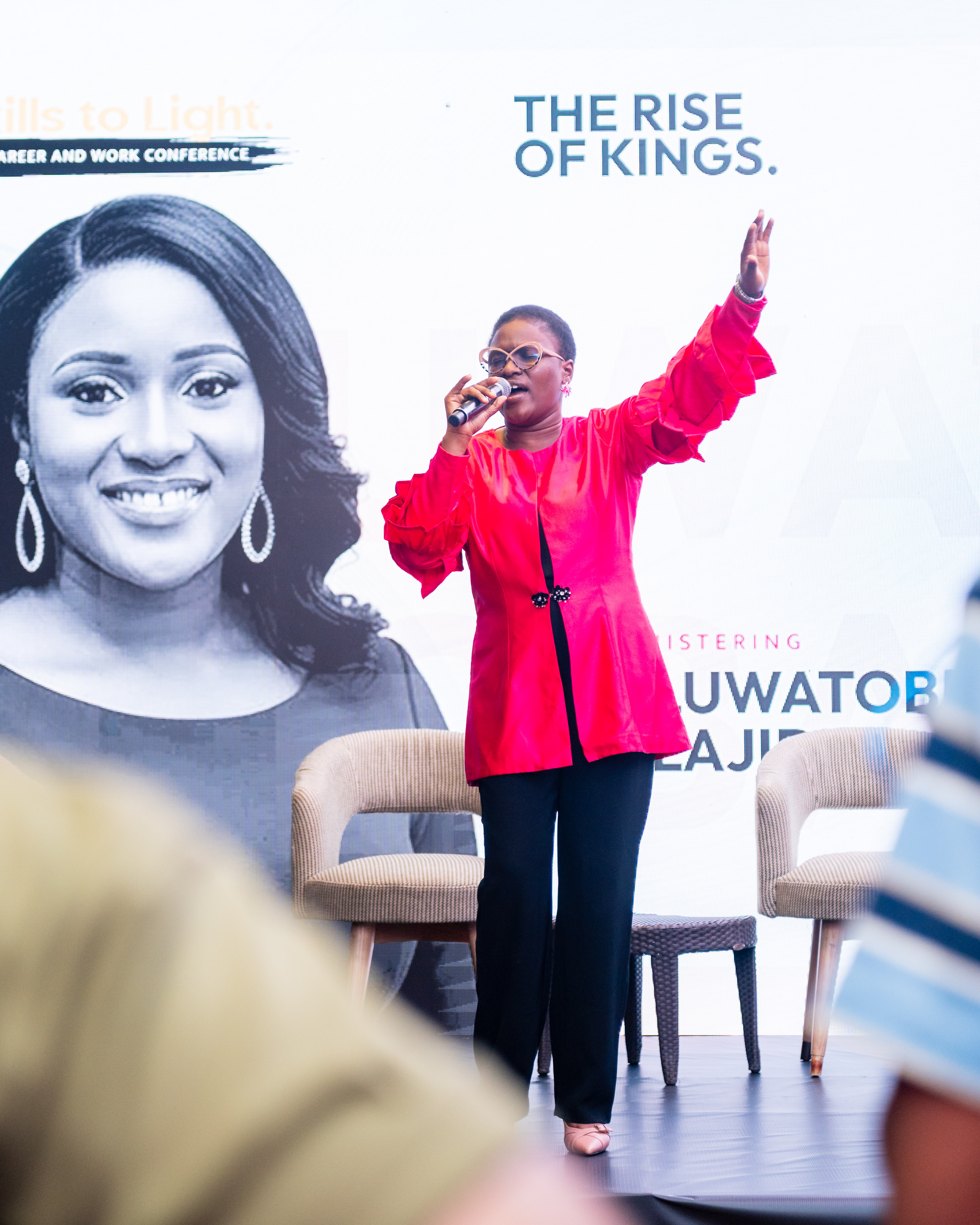 Person in worship